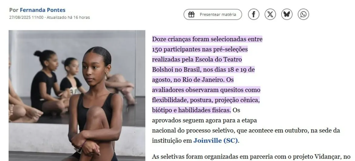 Jornal O Globo 27 AGO 25